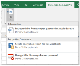 How to decrypt Excel Workbooks